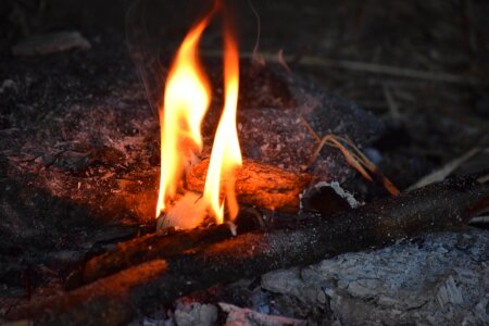Denmark flame evening