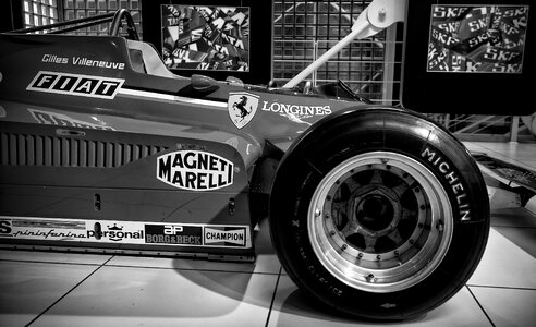 Black and white made in italy cautious