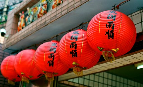 Taipei Street Lanterns photo