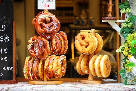 Pretzel food snack photo