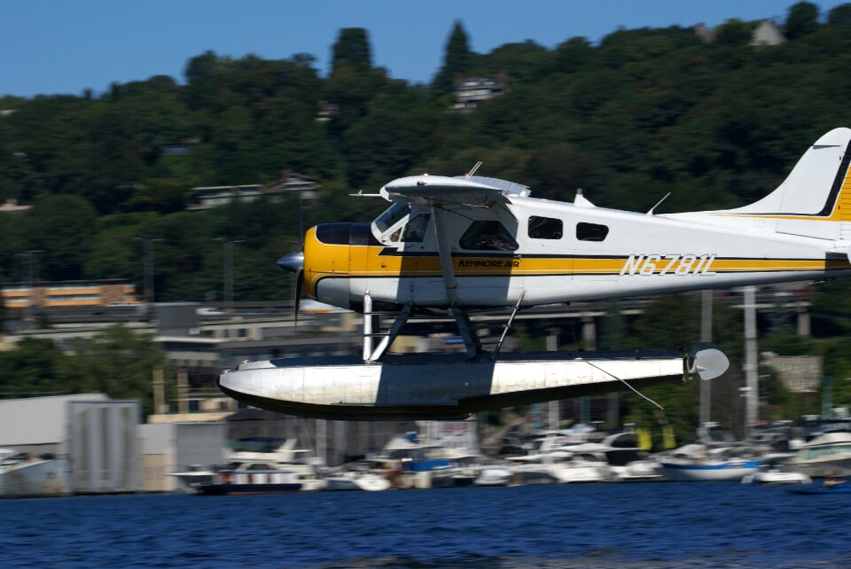 Float plane lake union seattle wa