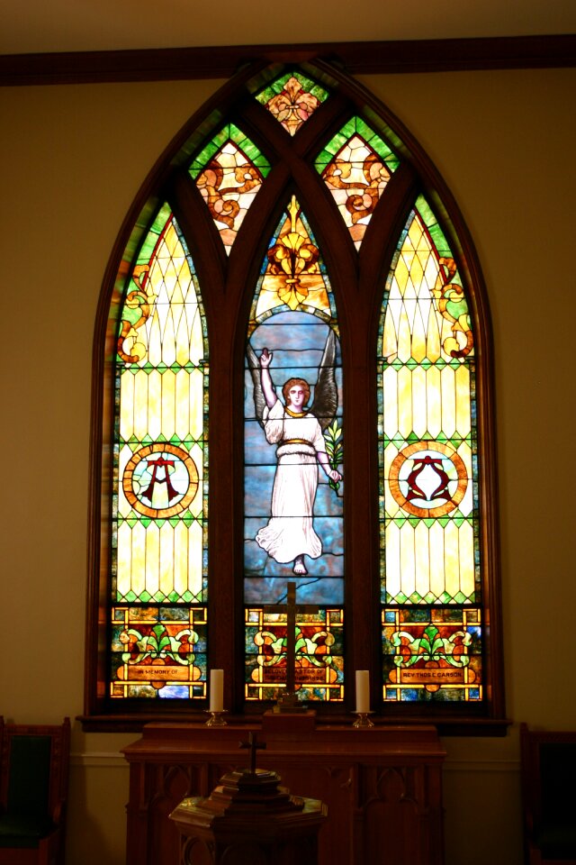 Church stained glass window