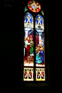 Window black church black window
