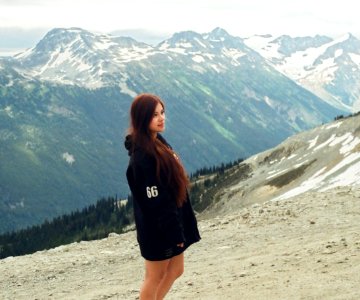 Posing on Whistler