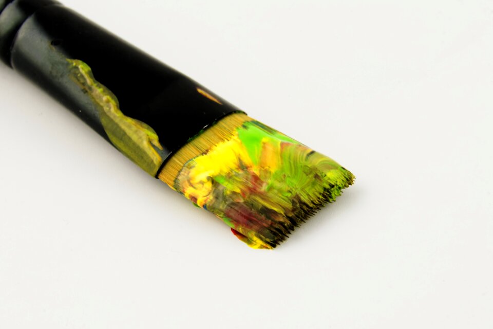 Tempera art painting