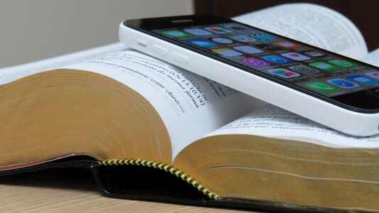 Technology holy bible christian