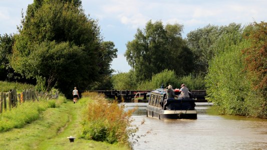 Narrowboat on the Cheshire Ring photo