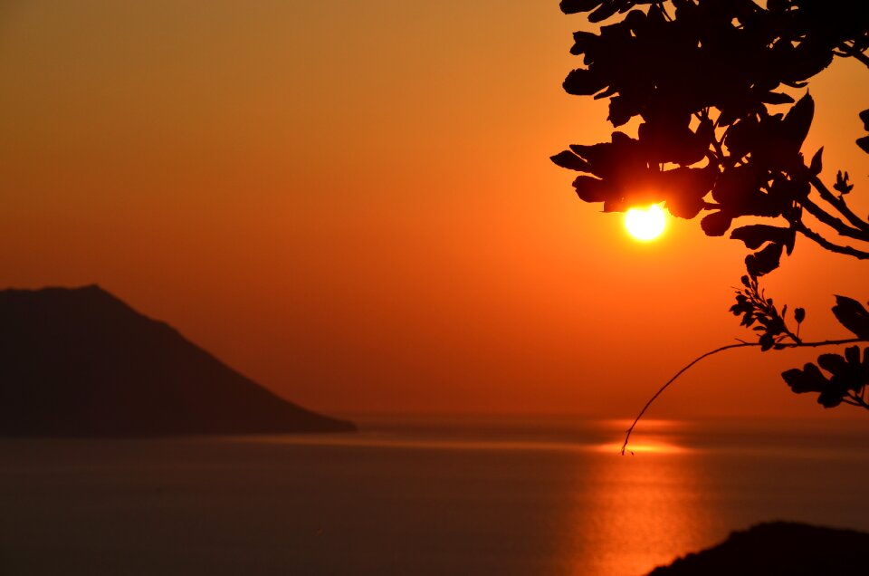 Destination sunset cycladic