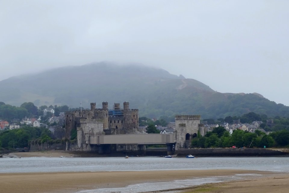 Misty Conwy Castle