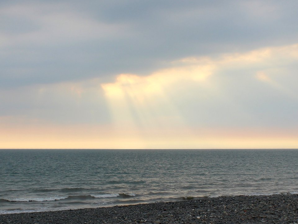 Natures Spotlight over Cardigan Bay