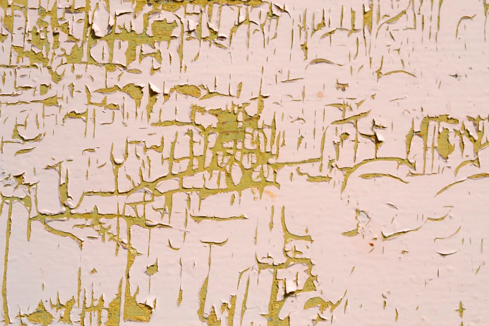 Cracked paint