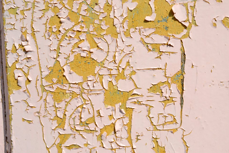 Cracked paint