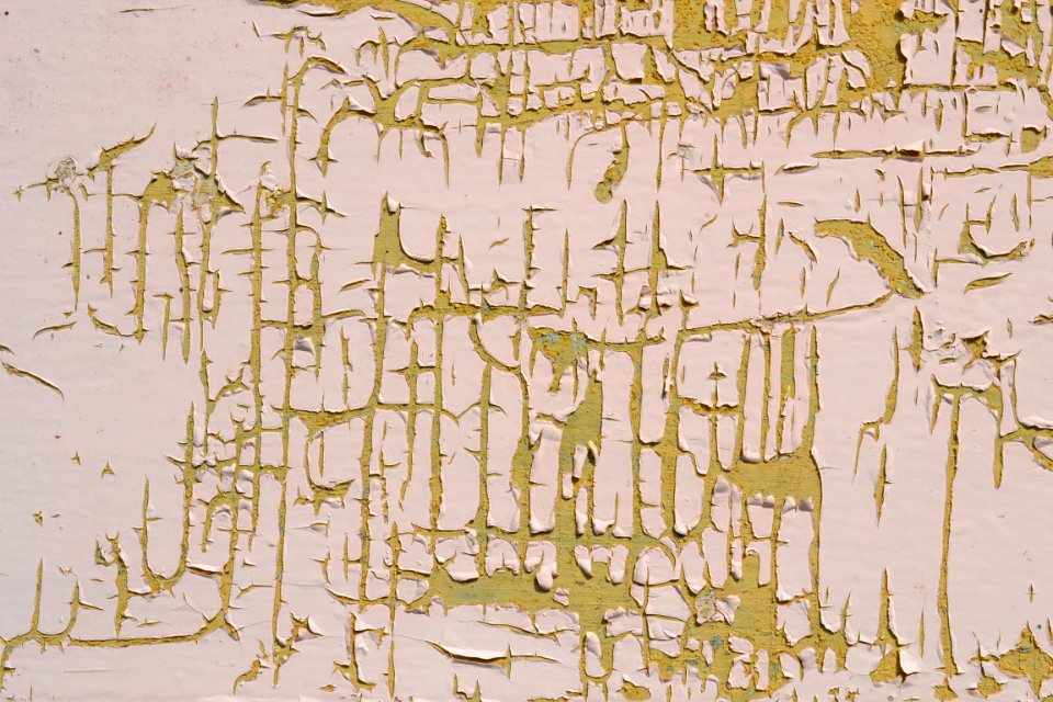 Cracked paint