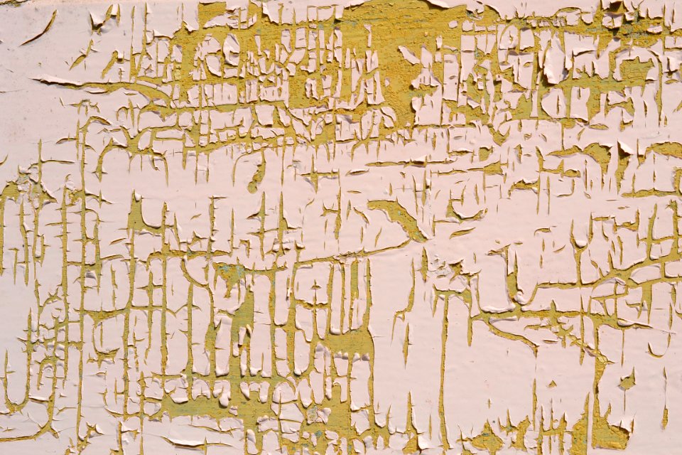 Cracked paint