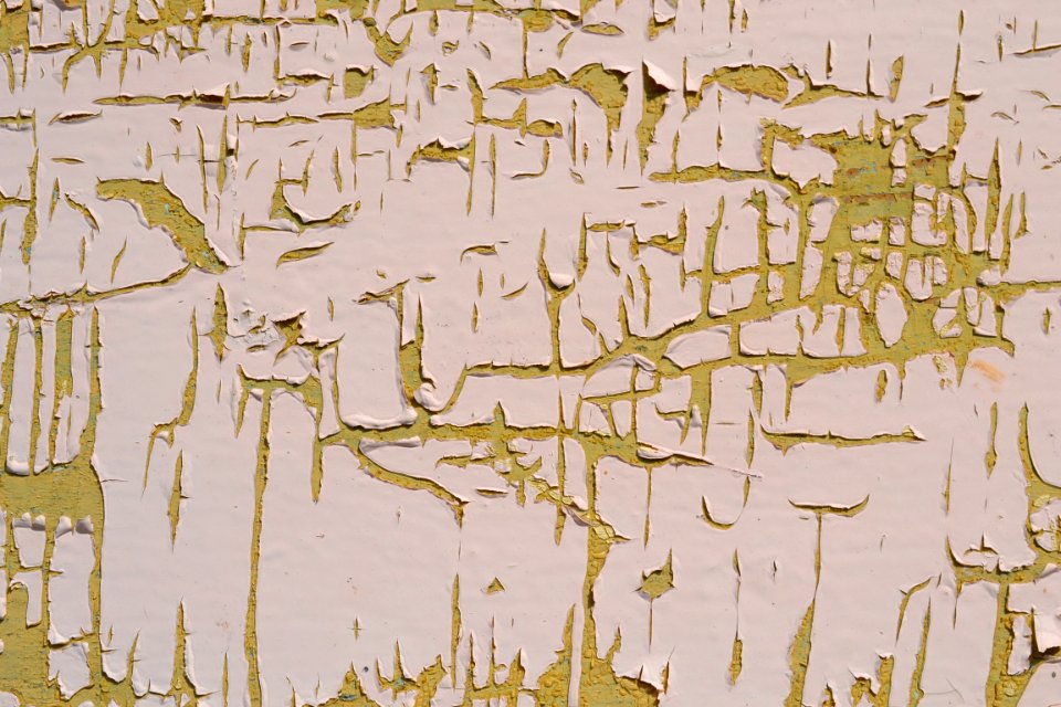 Cracked paint