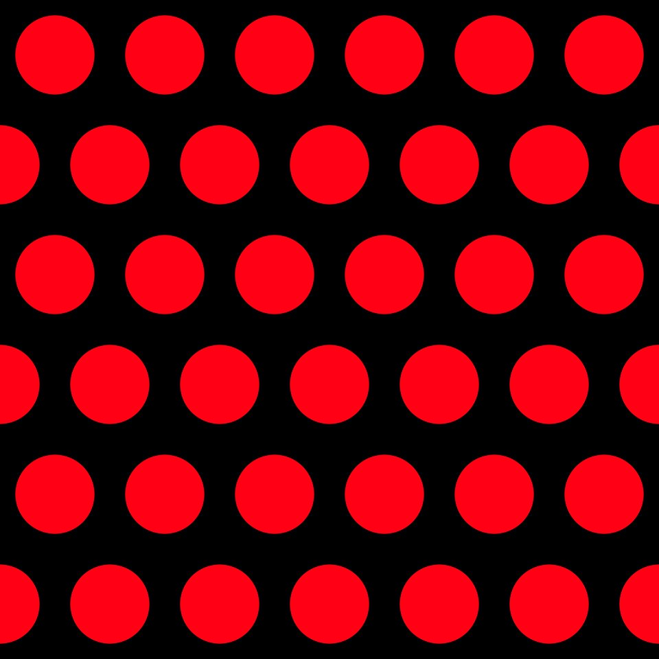 Template with circles
