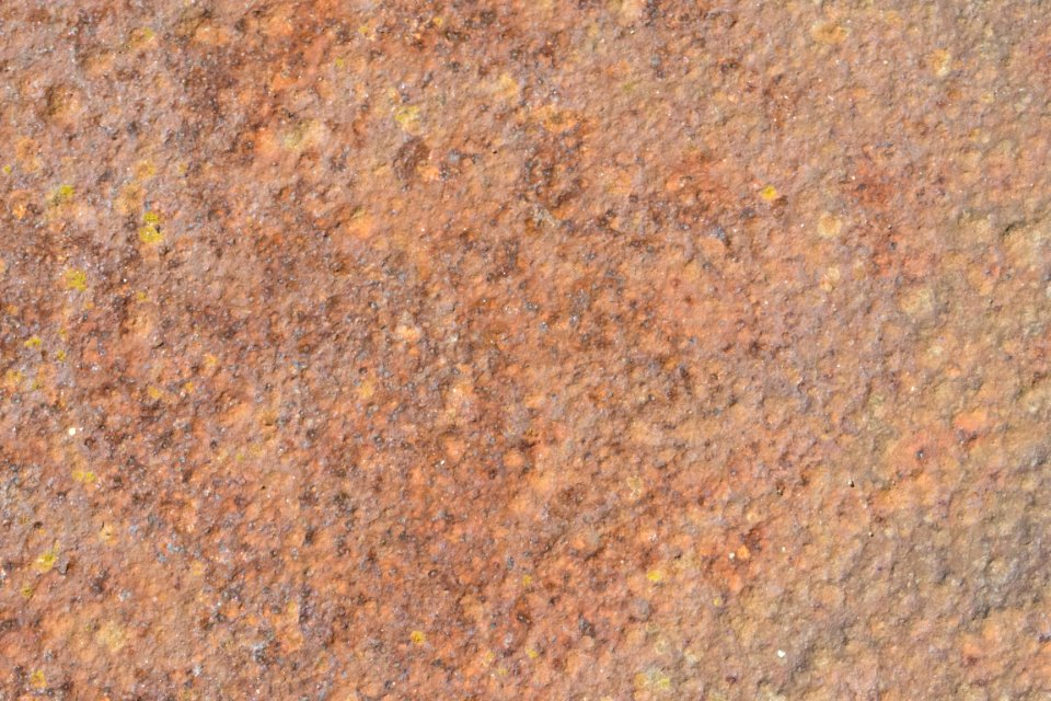 Rusted steel plate