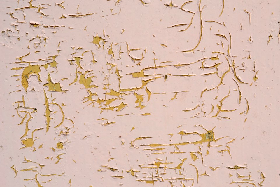 Cracked paint