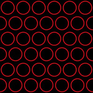 Template with circles