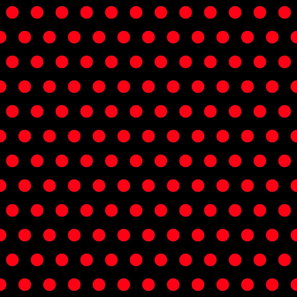Template with circles