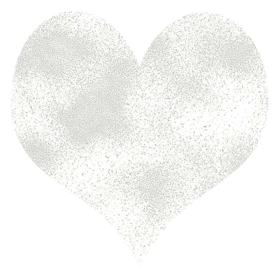 Heart with cracks