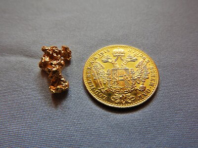 Nugget gold nugget natural gold