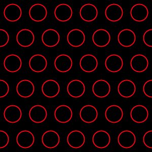 Template with circles
