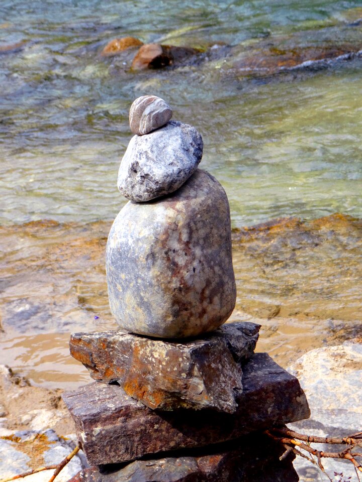Meditation calm river