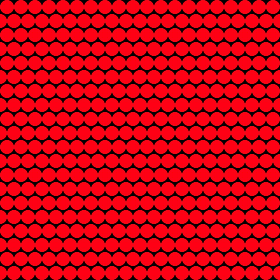 Template with circles