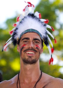 Street parade festival headdress photo