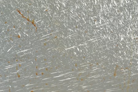 Sheet with stains