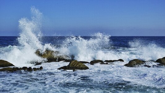 Jumunjin blue sea winter sea photo