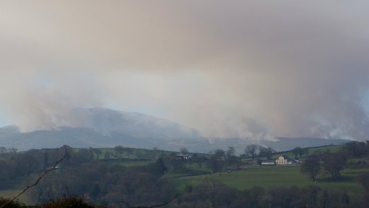 Fire in the Hills photo