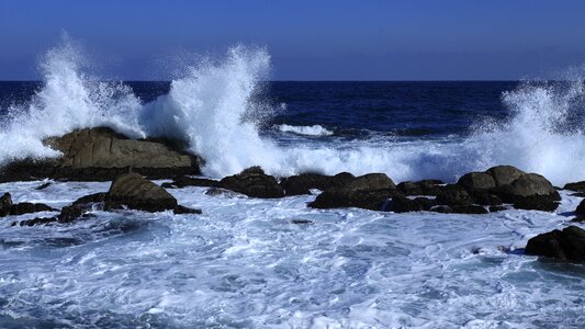 Jumunjin blue sea winter sea photo