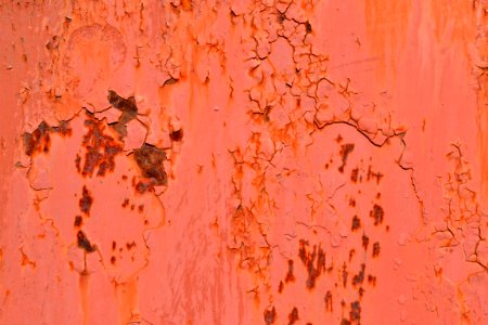 sheet with rust stains