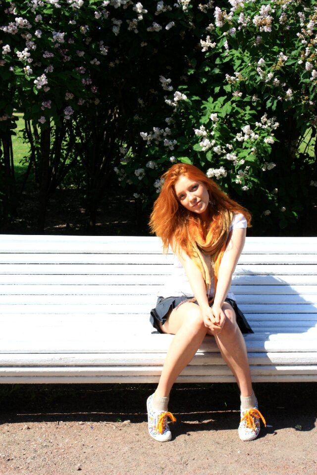 Redhead sun girl