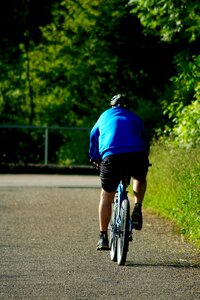 Sport biking cycle path