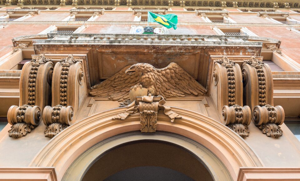 Italy flag eagle photo