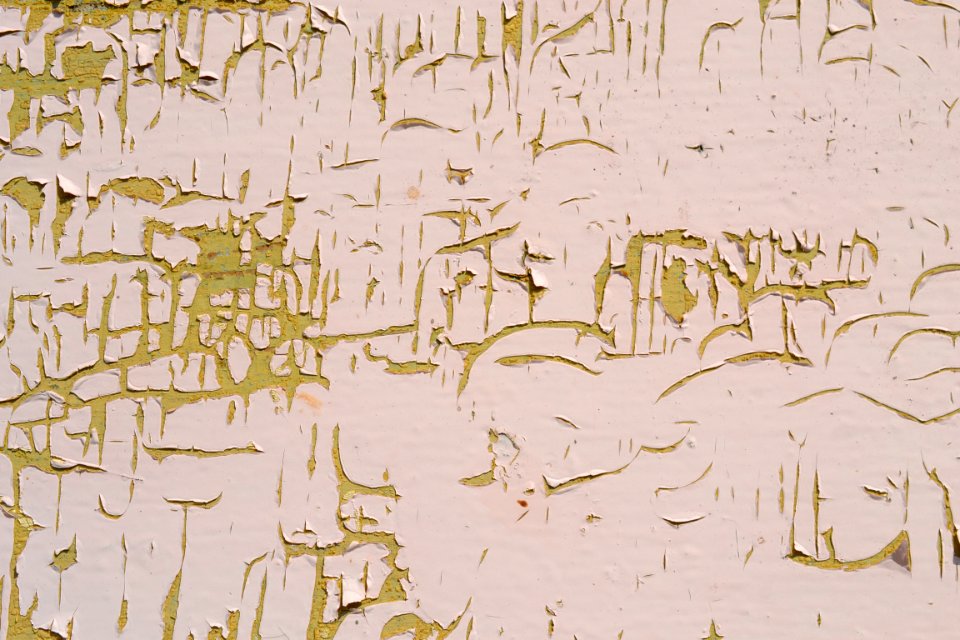 Cracked paint