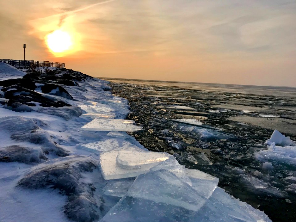 Ice On Lake Huron