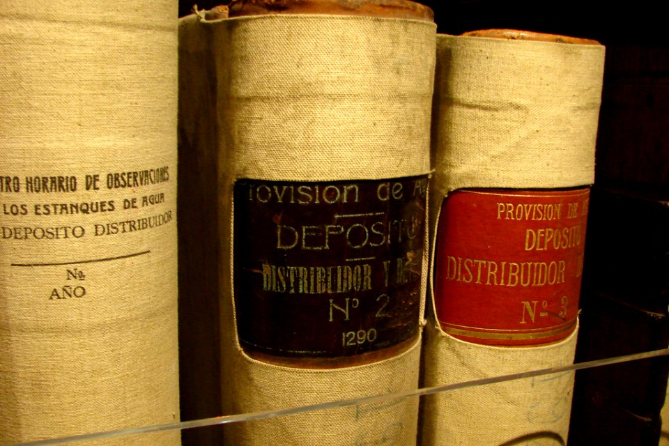 Libros antiguos en la muestra