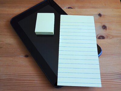 Postit stickies adhesive note photo