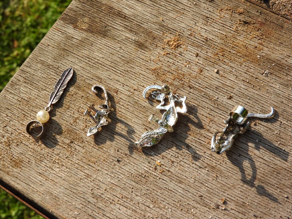 A collection of silver animal theme