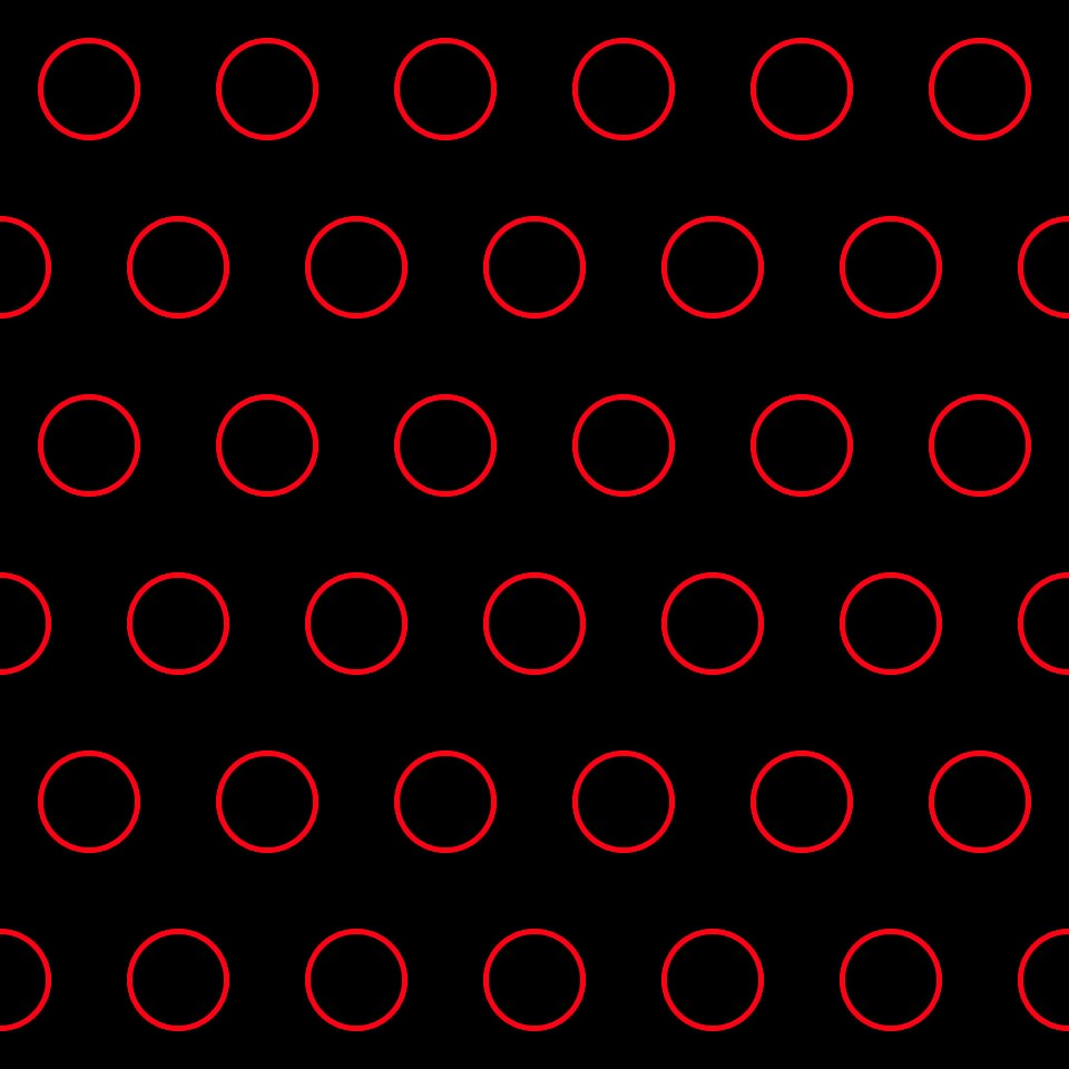 Template with circles