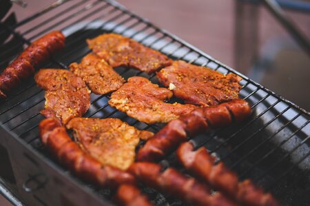Sausage meal summer