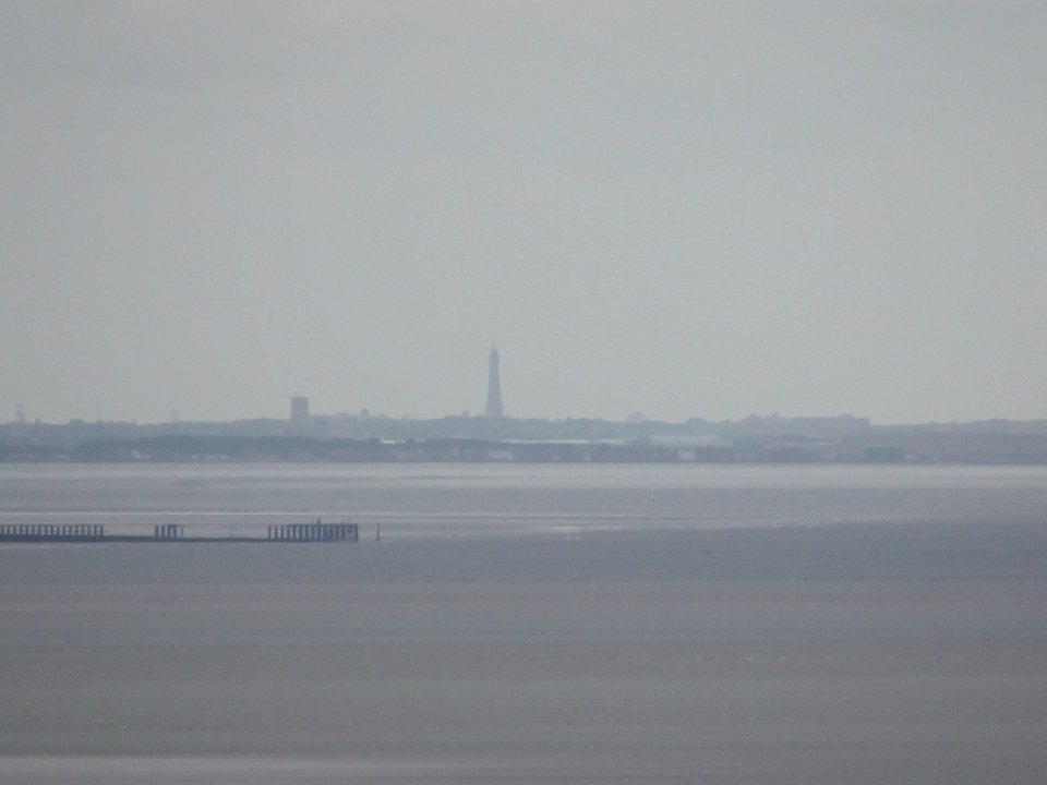 Blackpool Tower from Arnside Knott