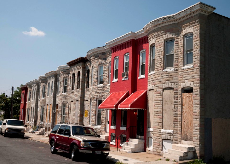 Rowhouses, 1000 block of McKean Avenue