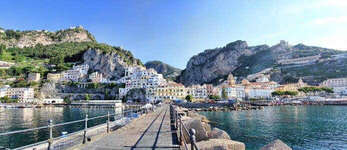 Amalfi coast summer sea