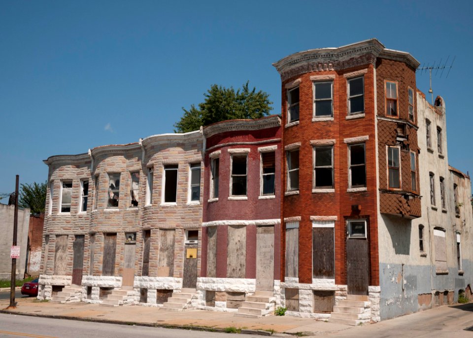 Rowhouses, 1800-1808 W. Lafayette Avenue