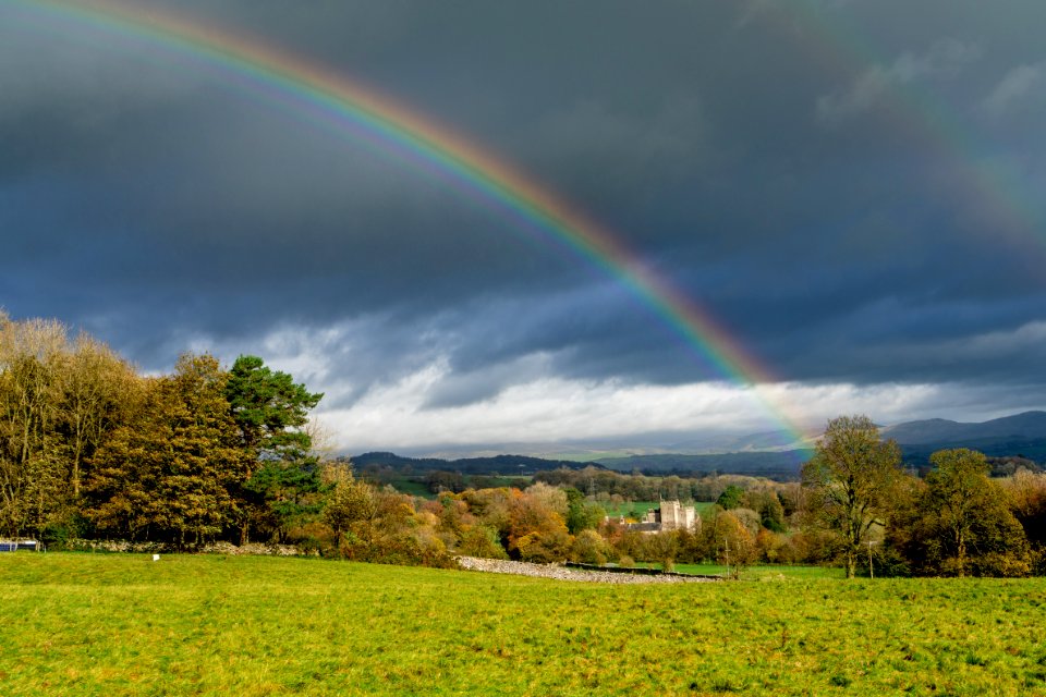 Rainbow over Sizergh Castle (2 of 2) photo